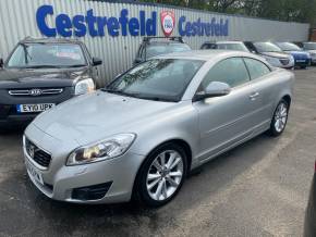 Volvo C70 2.0 D3 [150] SE 2dr Convertible Diesel Silver at Cestrefeld Car Sales Chesterfield