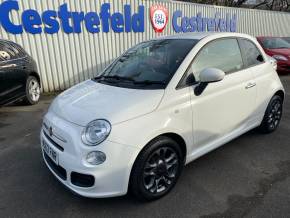 Fiat 500 1.2 S 3dr Hatchback Petrol White at Cestrefeld Car Sales Chesterfield