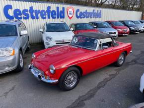 MG MGB 1.8 roadster Convertible Petrol Red at Cestrefeld Car Sales Chesterfield