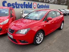 SEAT Ibiza 1.4 Toca 3dr Hatchback Petrol Red at Cestrefeld Car Sales Chesterfield