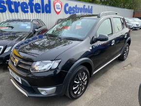 Dacia Sandero Stepway 1.5 SANDERO STEPWAY LAUREATE Hatchback Diesel Black at Cestrefeld Car Sales Chesterfield