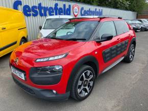 Citroen C4 Cactus 1.6 BlueHDi Flair 5dr [non Start Stop] Hatchback Diesel Red at Cestrefeld Car Sales Chesterfield