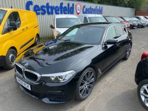 BMW 5 Series 2.0 520i M Sport 4dr Auto Saloon Petrol Black at Cestrefeld Car Sales Chesterfield